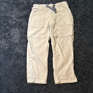 The North Face Tan Cargo Pants Lightweight Cotton
